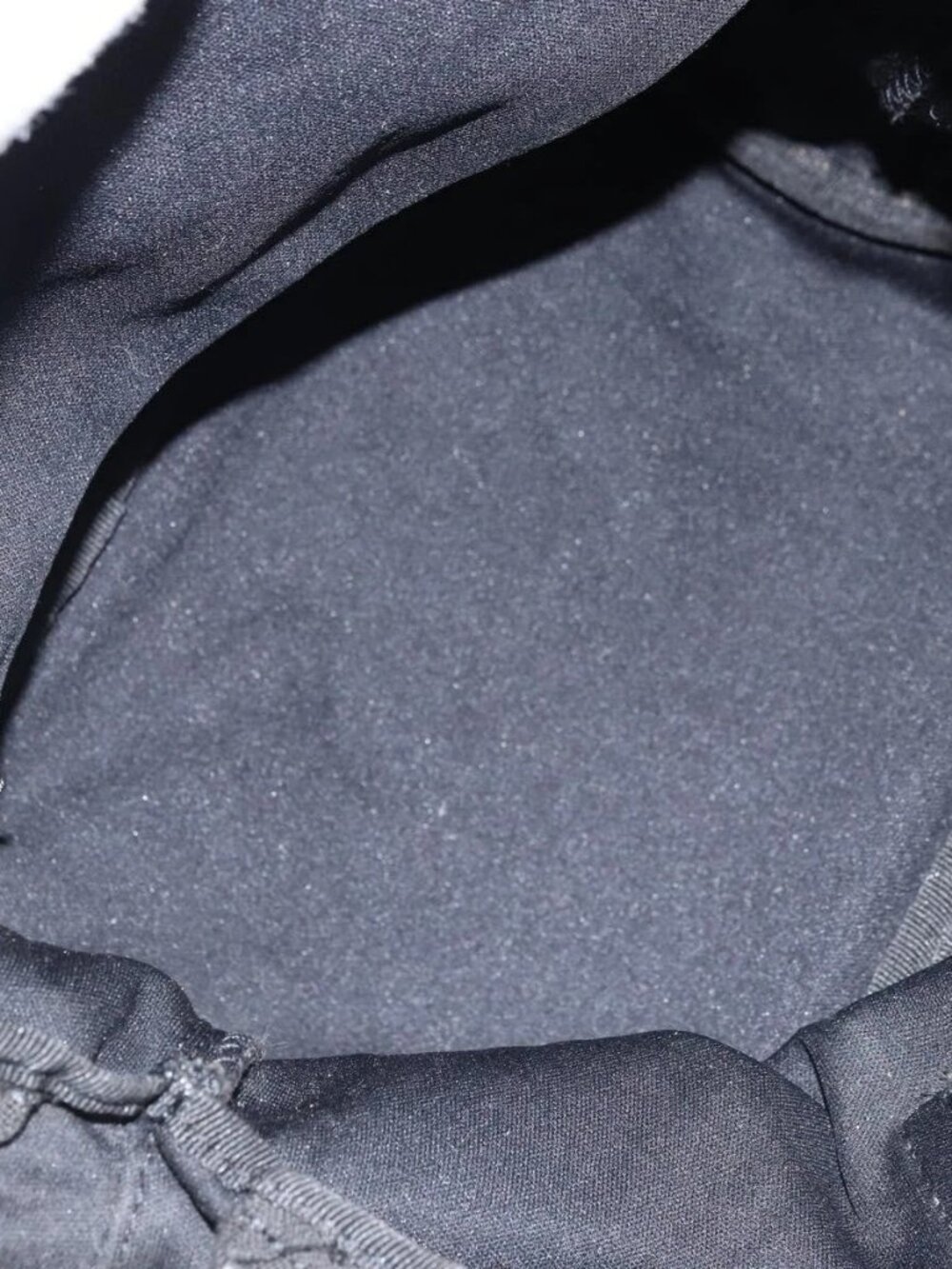 FENDI Hand Bag Nylon Black Silver Auth bs33538 - Picture 11 of 16